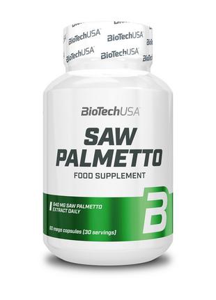 Харчова добавка Зі пальметто Saw Palmetto (60 mega caps), BioTech