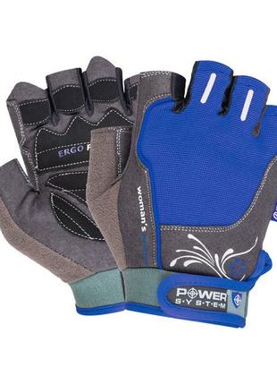 Рукавички жіночі для тренувань Womans Power Gloves Blue 2570BU...