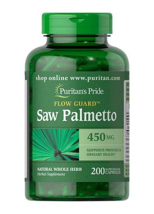 Экстракт Со Пальметто добавка пищевая Saw Palmetto 450 mg (200...
