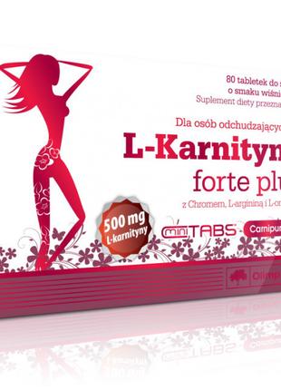 Сжигатель жира L-Карнитин L-Karnityna forte plus (80 tabs) 18+