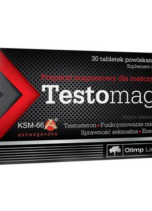 Тестостероновый препарат для спорта Testomag (30 tab), TAB 18+