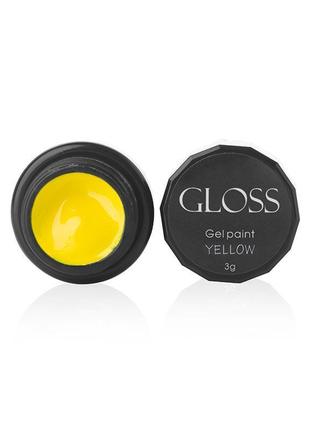 Гель-краска gloss yellow