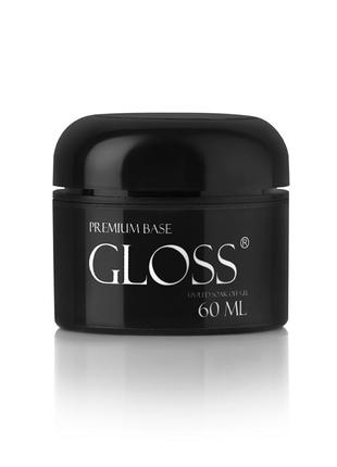 Каучуковая база gloss premium base, 60 мл