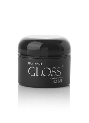 Hard base gloss - гелева база для гель-лаку, 30 мл