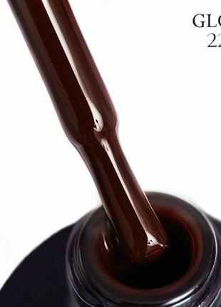 Гель-лак gloss 229 (чорний шоколад), 11 мл