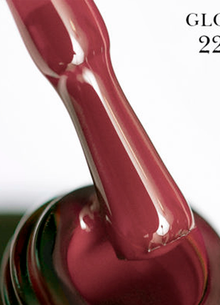 Гель-лак gloss 224 (спокійний винний), 11 мл