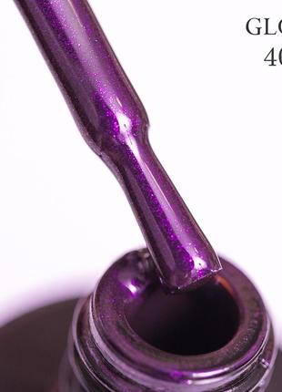 Гель-лак gloss 405 (фиолетовый с микроблеском), 11 мл