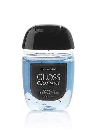 Санитайзер для рук gloss aqua fresh, 29 мл