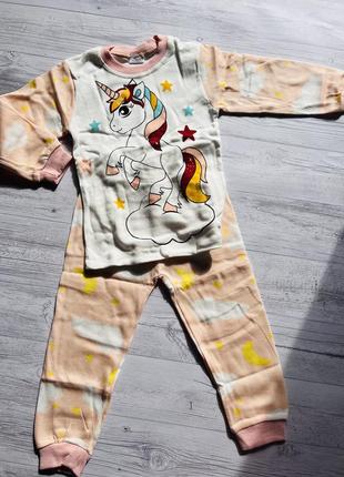 Пижама детская единорог