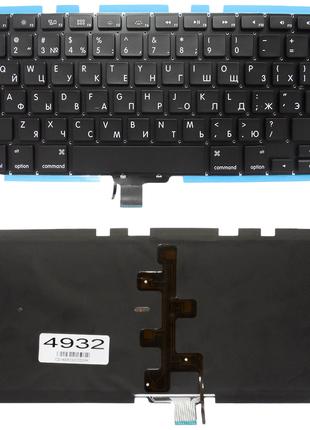Клавіатура для ноутбука Apple MacBook Pro 13" A1278 чорна без ...