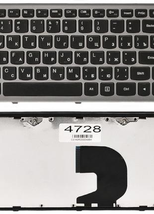 Клавиатура для ноутбука Lenovo IdeaPad Z500, P500 черная/серая