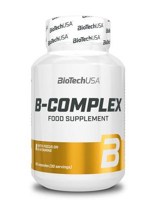 Комплекс витаминов группы В B-Complex 60caps, BioTech 18+