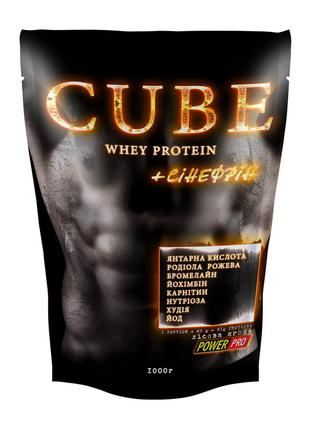 Сывороточный протеин с жиросжигателем CUBE Whey Protein (кокос...