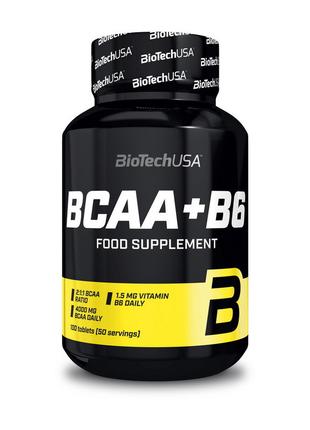 Комплекс аминокислот с витамином B6 для спорта BCAA + B6 (100 ...