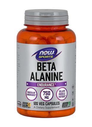Передтренувальна добавка бета-аланін Beta-Alanine 750 mg (120 ...