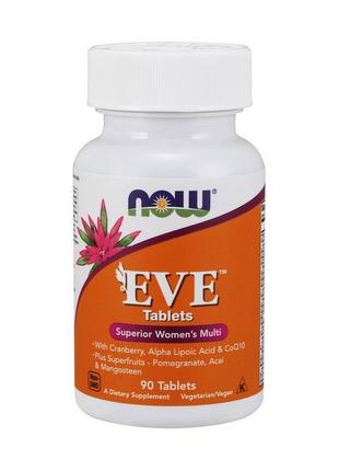 Женские витамины EVE (90 tabs), NOW 18+