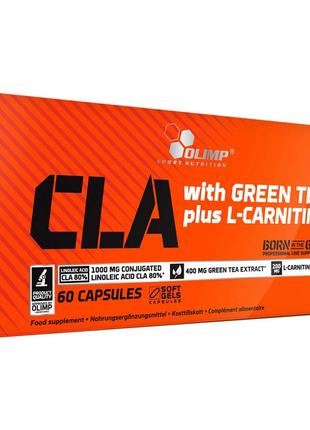 Жиросжигатель для тренировок CLA with Green Tea plus L-Carniti...
