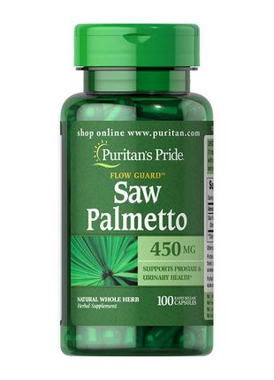 Добавка экстракт Со Пальметто Saw Palmetto 450 mg (100 caps), ...