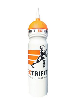 Bottle Extrifit White long nozzle (1l, white) 18+