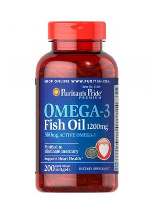 Аминокислотный для спорта Омега-3 Omega-3 Fish Oil 1200 mg (20...