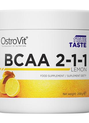 Аминокислоты для спорта BCAA 2-1-1 (200 g, orange), OstroVit 18+