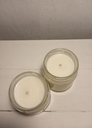 Ароматична свічка у склянці 200 мл з ароматом лаванди