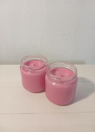 Ароматична свічка у склянці 200 мл з ароматом ванілі