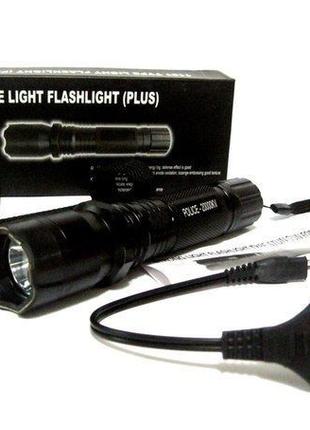 Світлодіодний ліхтарик з відлякувачем Police BL-1101 ЗУ 220В + чо