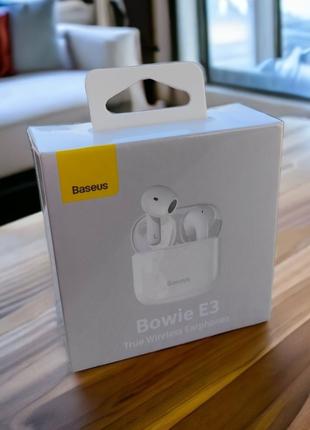 Беспроводные наушники Baseus Bowie E3 iPhone - Android white