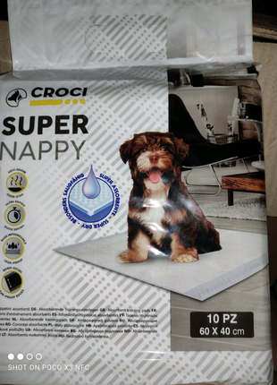 Одноразовые, гигиенические пеленки для собак Croci Super nappy