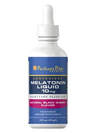 Натуральная добавка Puritan's Pride Melatonin 10 mg Liquid, 59...