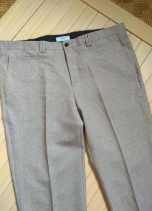 Льняные брюки штаны из льна лён viggo ☕ размер 38r/наш 52-54рр