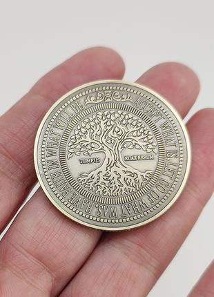 Монета сувенірна "Дерево життя" (колір — бронза) арт. 04159