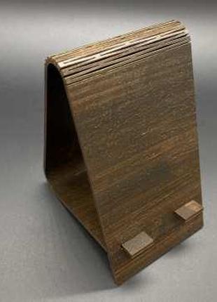 Тримач підставка-гармошка дерев'яна для смартфона органайзер н...