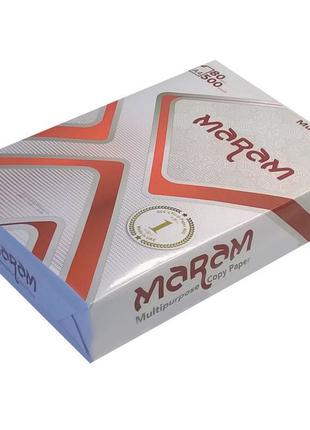 Папір офісний Maram 80 A4 80 г/м2 клас C білий 500 аркушів