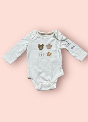 Новый боди mothercare 1-3 месяца