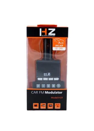 Автомобильный FM модулятор HZ Bluetooth mp3 от прикуривателя (...