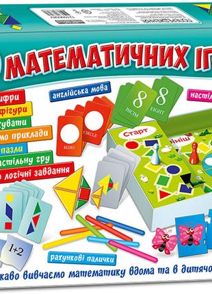 Обучающая настольная игра "50 математических игр" 12109058У 58...