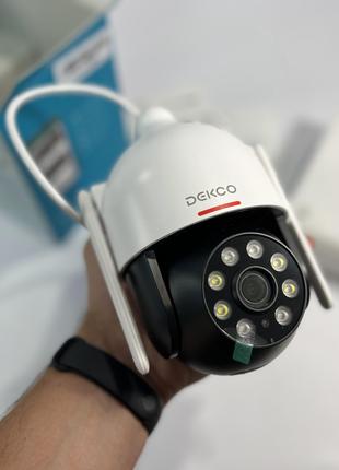 Зовнішня камера відеонагляду DEKCO 2K WiFi, 3mp