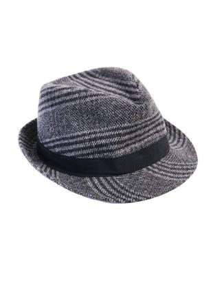 Чоловічий елегантний капелюх 59 сірий CA