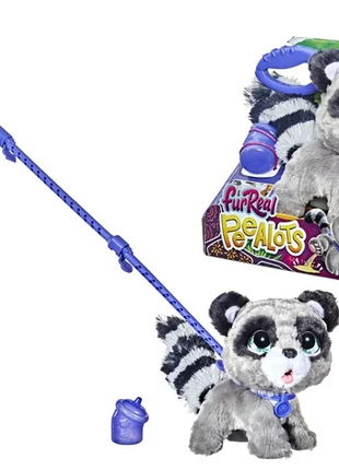 FurReal friends єнот енот на поводке Peealots Big Wags Raccoon