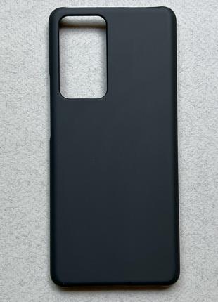 Чехол (бампер, накладка) для Xiaomi 12 Pro чёрный, матовый, пл...