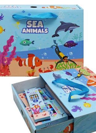 Канцелярский набор подарочный "Sea Animals" [tsi220528-ТSІ]