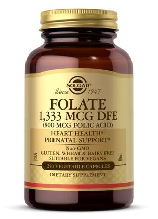 Витамины и минералы Solgar Folate 1333 mcg (Folic Acid 800 mcg...