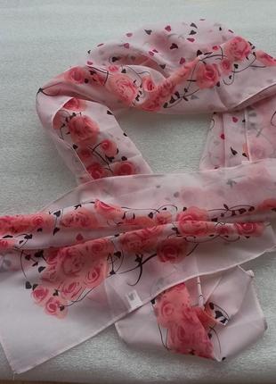 Новый легкий шарф, шаль 150 на 50 см