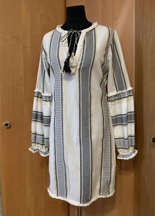 Платье платье в этно-стиле, zara туника