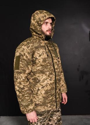 Куртка-бушлат военная мужская тактическая зу пиксель 8701