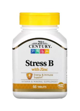 21st Century stress b с цинком, 66 таблеток