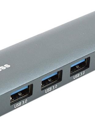 USB-хаб Blueendless USB Type-C - HDMI, LAN, 3xUSB 3.0 Type-A, ...