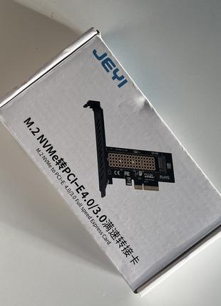 Адаптер JEYI M.2 NVME на PCIE X1, карта расширения 16 Gbps